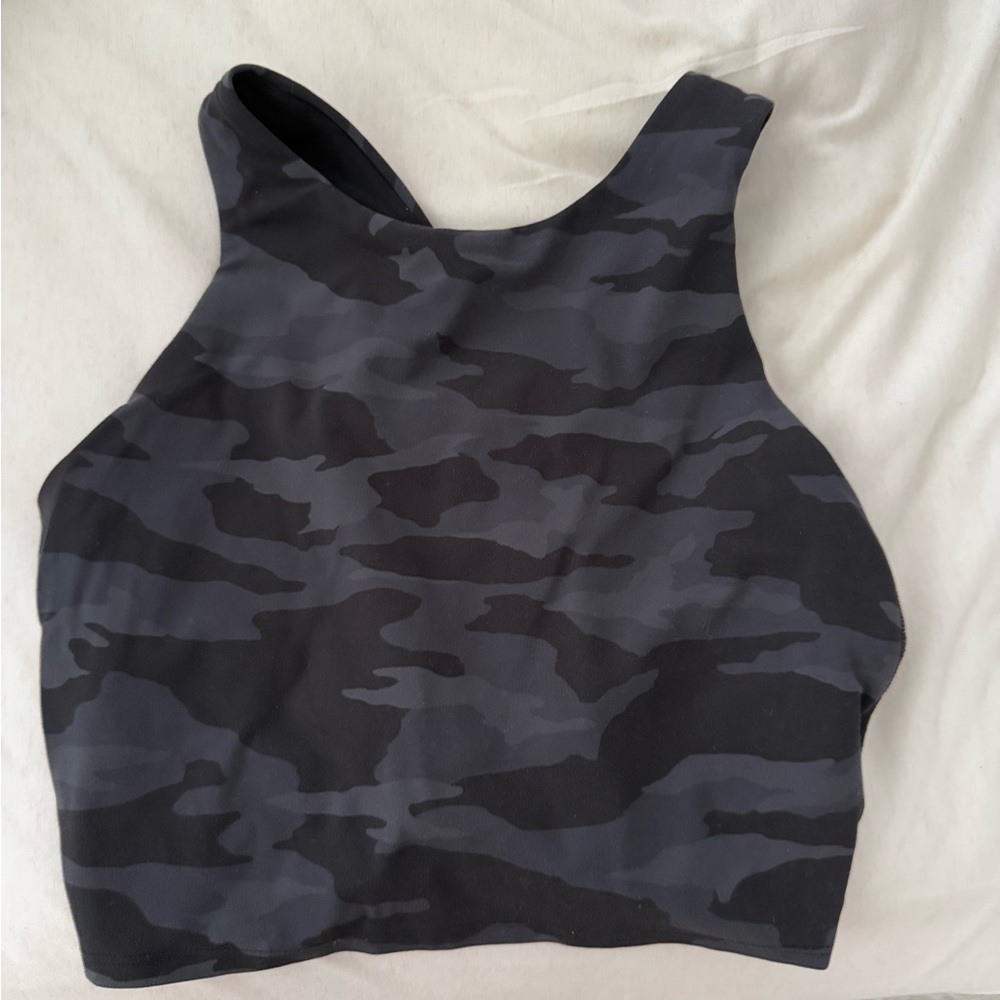 Camo - athleta cropped workout tank - size S